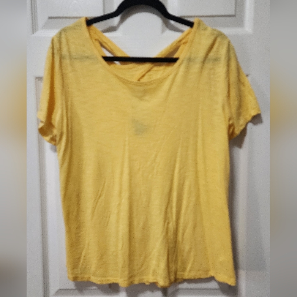 Natural Reflections Yellow Short Sleeve Tee
